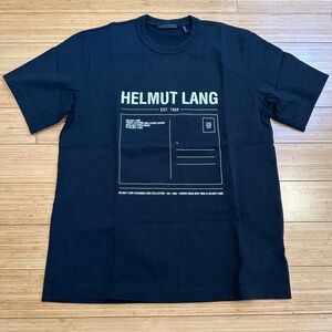 Helmut Lang Logo  Graphic Tee Black Size Medium